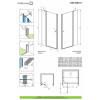 Купити Душові двері Eos DWJ II 100 R RADAWAY , 13799442-01R / 30989 , в категории Душові піддони , от бренда Radaway  Інтернет-магазин сантехніки ✓ Кращі ціни на ринку ✓ Величезний вибір ✓ Гарантія ✓ Заходьте!