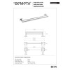Купить Держатель для полотенец Beta (132204052), Bemeta , 132204052 / 6667 , в категории Аксессуары для ванной комнаты , от бренда BEMETA  Интернет-магазин сантехники ✓ Лучшие цены на рынке ✓ Огромный выбор ✓ Гарантия ✓ Заходите!