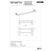 Купить Держатель для полотенец Beta (132104052), Bemeta , 132104052 / 6670 , в категории Аксессуары для ванной комнаты , от бренда BEMETA  Интернет-магазин сантехники ✓ Лучшие цены на рынке ✓ Огромный выбор ✓ Гарантия ✓ Заходите!