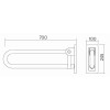 Купити Поручень 70 см LEHNEN CONCEPT (L60402000) KOLO , L60402000 / 27646 , в категории Аксесуари для ванної кімнати , от бренда KOLO  Інтернет-магазин сантехніки ✓ Кращі ціни на ринку ✓ Величезний вибір ✓ Гарантія ✓ Заходьте!