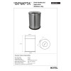 Купити Відро для сміття 7,5 л Hotel (150115161), Bemeta , 150115161 / 6716 , в категории Аксесуари для ванної кімнати , от бренда BEMETA  Інтернет-магазин сантехніки ✓ Кращі ціни на ринку ✓ Величезний вибір ✓ Гарантія ✓ Заходьте!