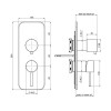 Купити Змішувач для душу Spillo Up (F3039X6CR), Fima , F3039X6CR / 23701 , в категории Змішувачі , от бренда FIMA  Інтернет-магазин сантехніки ✓ Кращі ціни на ринку ✓ Величезний вибір ✓ Гарантія ✓ Заходьте!