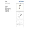 Купить Душевой набор 1S Freshline (6785091-00) белый, Kludi , 6785091-00 / 6960 , в категории Душевые наборы , от бренда Kludi  Интернет-магазин сантехники ✓ Лучшие цены на рынке ✓ Огромный выбор ✓ Гарантия ✓ Заходите!