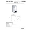 Купить 104315082 Отель: мусорное ведро 20 л Bemeta Чехия , 104315082 / 7071 , в категории Аксессуары для ванной комнаты , от бренда BEMETA  Интернет-магазин сантехники ✓ Лучшие цены на рынке ✓ Огромный выбор ✓ Гарантия ✓ Заходите!