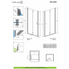 Купити Душові двері Eos DWB 90 R RADAWAY , 137803-01-01R / 30957 , в категории Душові піддони , от бренда Radaway  Інтернет-магазин сантехніки ✓ Кращі ціни на ринку ✓ Величезний вибір ✓ Гарантія ✓ Заходьте!