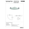 Купити Поличка скляна кутова 104102012 Omega: 250x250 mm Bemeta,Чехія , 104102012 / 7258 , в категории Аксесуари для ванної кімнати , от бренда BEMETA  Інтернет-магазин сантехніки ✓ Кращі ціни на ринку ✓ Величезний вибір ✓ Гарантія ✓ Заходьте!