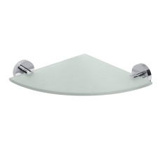 Поличка скляна кутова 104102012 Omega: 250x250 mm Bemeta,Чехія