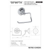 Купити Тримач туалетного паперу  144312022 RETRO 1 Bemeta Чехія , 144312022 / 7476 , в категории Аксесуари для ванної кімнати , от бренда BEMETA  Інтернет-магазин сантехніки ✓ Кращі ціни на ринку ✓ Величезний вибір ✓ Гарантія ✓ Заходьте!