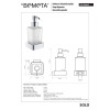 Купити Настінний дозатор для рідкого мила (скло) 139109042 Solo Bemeta Чехія , 139109042 / 7826 , в категории Аксесуари для ванної кімнати , от бренда BEMETA  Інтернет-магазин сантехніки ✓ Кращі ціни на ринку ✓ Величезний вибір ✓ Гарантія ✓ Заходьте!