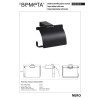 Купить Держатель туалетной бумаги 135012010 Nero с крышкой Bemeta Чехия , 135012010 / 7835 , в категории Аксессуары для ванной комнаты , от бренда BEMETA  Интернет-магазин сантехники ✓ Лучшие цены на рынке ✓ Огромный выбор ✓ Гарантия ✓ Заходите!
