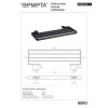 Купить Поличка для рушників Nero (135002180), Bemeta , 135002180 / 8127 , в категории Аксессуары для ванной комнаты , от бренда BEMETA  Интернет-магазин сантехники ✓ Лучшие цены на рынке ✓ Огромный выбор ✓ Гарантия ✓ Заходите!