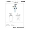 Купити Настінний дозатор 144209018 Retro :  для рідкого мила (скло) золото-хром Bemeta Чехія , 144209018 / 8877 , в категории Аксесуари для ванної кімнати , от бренда BEMETA  Інтернет-магазин сантехніки ✓ Кращі ціни на ринку ✓ Величезний вибір ✓ Гарантія 