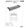 Купити Поличка для рушників Dark (104219070), Bemeta , 104219070 / 9576 , в категории Аксесуари для ванної кімнати , от бренда BEMETA  Інтернет-магазин сантехніки ✓ Кращі ціни на ринку ✓ Величезний вибір ✓ Гарантія ✓ Заходьте!