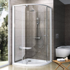 Душова кабіна напівкругла PIVOT PSKK3-100 Transparent, (376AA100Z1) RAVAK