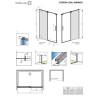 Купити Душова стінка Espera DWJ Mirror 650 права, RADAWAY , 380214-71R / 28518 , в категории Душові піддони , от бренда Radaway  Інтернет-магазин сантехніки ✓ Кращі ціни на ринку ✓ Величезний вибір ✓ Гарантія ✓ Заходьте!