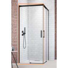 Душова кабіна (половина) Idea Black KDD 110 ліва, RADAWAY