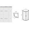 Купити Душова кабіна напівкругла BLIX BLCP4-90 Grape, (3B270U00ZG) RAVAK , 3B270U00ZG / 14378 , в категории Душові піддони , от бренда RAVAK  Інтернет-магазин сантехніки ✓ Кращі ціни на ринку ✓ Величезний вибір ✓ Гарантія ✓ Заходьте!