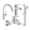 Купить Набор смесителей 4 в 1 BauLoop (123225K), Grohe , 123225K / 8704 , в категории Смесители , от бренда GROHE  Интернет-магазин сантехники ✓ Лучшие цены на рынке ✓ Огромный выбор ✓ Гарантия ✓ Заходите!