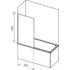 Купити Шторка для ванни нерухома одноелементна BVS1-80 Transparent, RAVAK , 7U840A00Z1 / 13753 , в категории Ванни , от бренда RAVAK  Інтернет-магазин сантехніки ✓ Кращі ціни на ринку ✓ Величезний вибір ✓ Гарантія ✓ Заходьте!