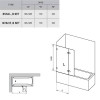 Купить Шторка для ванной двухэлементная BVS2-100 L Transparent, RAVAK , 7ULA0A00Z1 / 13751 , в категории Ванны , от бренда RAVAK  Интернет-магазин сантехники ✓ Лучшие цены на рынке ✓ Огромный выбор ✓ Гарантия ✓ Заходите!