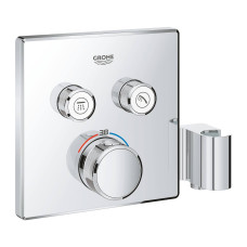 Grohtherm SmartControl Термостат для душу, зовнішня частина, на 2 споживача, з вбудованим утримувачем ручного душу GROHE 29125000