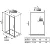 Купити Душові двері двохелементні BLSDP2-120 Transparent Black RAVAK , X0PMG0300Z1 / 35151 , в категории Душові піддони , от бренда RAVAK  Інтернет-магазин сантехніки ✓ Кращі ціни на ринку ✓ Величезний вибір ✓ Гарантія ✓ Заходьте!
