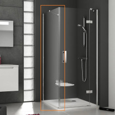 Душевая стенка неразборная одноэлементная SMARTLINE SMPS-90 L Transparent, RAVAK