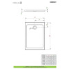 Купити Душовий піддон Doros F 140x80 см, RADAWAY , SDRF1480-01 / 16656 , в категории Душові піддони , от бренда Radaway  Інтернет-магазин сантехніки ✓ Кращі ціни на ринку ✓ Величезний вибір ✓ Гарантія ✓ Заходьте!