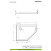 Купить Душевой поддон Doros PT E 100x90 см правый, RADAWAY , SDRPT1090-01R / 16664 , в категории Душевые поддоны , от бренда Radaway  Интернет-магазин сантехники ✓ Лучшие цены на рынке ✓ Огромный выбор ✓ Гарантия ✓ Заходите!