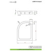 Купити Душовий піддон Laros E Compact 100x80 см правий, RADAWAY , SLE81017-01R / 16884 , в категории Душові піддони , от бренда Radaway  Інтернет-магазин сантехніки ✓ Кращі ціни на ринку ✓ Величезний вибір ✓ Гарантія ✓ Заходьте!