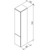 Купить Пенал SB 350 ROSA II white-white, RAVAK , X000000927 / 22658 , в категории Мебель , от бренда RAVAK  Интернет-магазин сантехники ✓ Лучшие цены на рынке ✓ Огромный выбор ✓ Гарантия ✓ Заходите!
