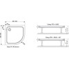 Купити Душовий піддон  ELIPSO PRO-80 CHROME, RAVAK , XA244401010 / 14653 , в категории Душові кабіни , от бренда RAVAK  Інтернет-магазин сантехніки ✓ Кращі ціни на ринку ✓ Величезний вибір ✓ Гарантія ✓ Заходьте!