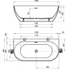Купити Ванна FREEDOM W 166×80, RAVAK , XC00100024 / 14055 , в категории Ванни , от бренда RAVAK  Інтернет-магазин сантехніки ✓ Кращі ціни на ринку ✓ Величезний вибір ✓ Гарантія ✓ Заходьте!