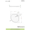 Купити Душовий піддон Zantos A 90x90 см, RADAWAY , M3ZNA9090-06 / 17004 , в категории Душові піддони , от бренда Radaway  Інтернет-магазин сантехніки ✓ Кращі ціни на ринку ✓ Величезний вибір ✓ Гарантія ✓ Заходьте!