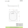 Купити Душовий піддон Zantos F 100x80 см, RADAWAY , M3ZNF1080-06 / 17007 , в категории Душові піддони , от бренда Radaway  Інтернет-магазин сантехніки ✓ Кращі ціни на ринку ✓ Величезний вибір ✓ Гарантія ✓ Заходьте!