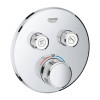 Купити SmartControl Термостат для душа, зовнішня частина, на 2 виходи, хром GROHE 29119000 , 29119000 / 58968 , в категории Змішувачі , от бренда GROHE  Інтернет-магазин сантехніки ✓ Кращі ціни на ринку ✓ Величезний вибір ✓ Гарантія ✓ Заходьте!