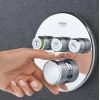 Купить SmartControl Термостат для душа / ванни з 3 кнопками, накладна панель GROHE 29121000. , 29121000 / 59808 , в категории Смесители для ванной , от бренда GROHE  Интернет-магазин сантехники ✓ Лучшие цены на рынке ✓ Огромный выбор ✓ Гарантия ✓ Заходите