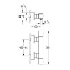 Купити Grohtherm Cube Термостат для душа GROHE 34488000 , 34488000 / 59971 , в категории Змішувачі для душу , от бренда GROHE  Інтернет-магазин сантехніки ✓ Кращі ціни на ринку ✓ Величезний вибір ✓ Гарантія ✓ Заходьте!