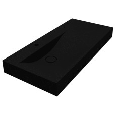 Умывальник VIOLA 1000 L MIRASTONE BLACK Miraggio Miraggio