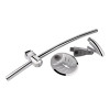 Купити Стійка універсальна Qtap Sprha 860 мм округла з полицею QT008 Chrome , QT008 / SD00023729 , в категории Душові стійки , от бренда Qtap  Інтернет-магазин сантехніки ✓ Кращі ціни на ринку ✓ Величезний вибір ✓ Гарантія ✓ Заходьте!