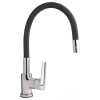 Купити Змішувач для кухні Qtap Linea з гнучким виливом QTLINCRB007F Chrome/Black , QTLINCRB007F / SD00027877 , в категории Змішувачі для кухні , от бренда Qtap  Інтернет-магазин сантехніки ✓ Кращі ціни на ринку ✓ Величезний вибір ✓ Гарантія ✓ Заходьте!