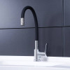 Купити Змішувач для кухні Qtap Linea з гнучким виливом QTLINCRB007F Chrome/Black , QTLINCRB007F / SD00027877 , в категории Змішувачі для кухні , от бренда Qtap  Інтернет-магазин сантехніки ✓ Кращі ціни на ринку ✓ Величезний вибір ✓ Гарантія ✓ Заходьте!
