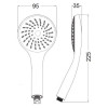 Купити Лійка для ручного душу Лейки Lidz Niagara 01 98 мм округла LDNIA01CRM22034 Chrome , LDNIA01CRM22034 / SD00028131 , в категории Ручні душі , от бренда Lidz  Інтернет-магазин сантехніки ✓ Кращі ціни на ринку ✓ Величезний вибір ✓ Гарантія ✓ Заходьте!