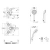 Купить Смеситель для ванны Lidz Sofi 006 с поворотным изливом (с душевым гарнитуром) (к35) LDSOF006CRM22138 Хром , LDSOF006CRM22138 / SD00028235 , в категории Смесители для ванной , от бренда Lidz  Интернет-магазин сантехники ✓ Лучшие цены на рынке ✓ Огро