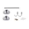 Купить Держатель для полотенец Lidz Oreo 0802 с 2 крючками LDORE0802CRM22173 Хром , LDORE0802CRM22173 / SD00028270 , в категории Крючки , от бренда Lidz  Интернет-магазин сантехники ✓ Лучшие цены на рынке ✓ Огромный выбор ✓ Гарантия ✓ Заходите!
