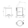 Купити Відро для сміття Lidz Oreo 0112 12 л LDORE0112CRM22256 Chrome , LDORE0112CRM22256 / SD00028353 , в категории Відра сміттєві , от бренда Lidz  Інтернет-магазин сантехніки ✓ Кращі ціни на ринку ✓ Величезний вибір ✓ Гарантія ✓ Заходьте!