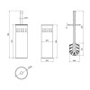 Купить Йоржик напольный Lidz Oreo 0501 (металл) LDORE0501CRM22257 Хром , LDORE0501CRM22257 / SD00028354 , в категории Ершики для унитаза , от бренда Lidz  Интернет-магазин сантехники ✓ Лучшие цены на рынке ✓ Огромный выбор ✓ Гарантия ✓ Заходите!
