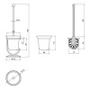 Купити Йоржик Lidz Oreo 0503 підлоговий (матове скло) LDORE0503CRM22324 Chrome , LDORE0503CRM22324 / SD00028421 , в категории Єршики для унітазу , от бренда Lidz  Інтернет-магазин сантехніки ✓ Кращі ціни на ринку ✓ Величезний вибір ✓ Гарантія ✓ Заходьте!