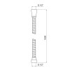 Купити Шланг для ручного душу Qtap Hadice 1600 мм QT0052A Chrome , QT0052A / SD00032699 , в категории Душові шланги , от бренда Qtap  Інтернет-магазин сантехніки ✓ Кращі ціни на ринку ✓ Величезний вибір ✓ Гарантія ✓ Заходьте!