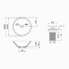 Купити Раковина-чаша Qtap Amazon 425х425х155 White з донним клапаном QT0211K70W , QT0211K70W / SD00032977 , в категории Умивальники , от бренда Qtap  Інтернет-магазин сантехніки ✓ Кращі ціни на ринку ✓ Величезний вибір ✓ Гарантія ✓ Заходьте!